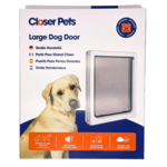 CloserPets Dog Door Large White-dog-The Pet Centre