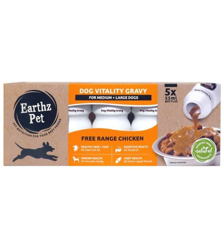 Earthz Pet Dog Medium & Large Chicken (5 pack)