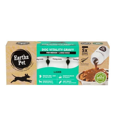 Earthz Pet Dog Medium & Large Lamb (5 pack)