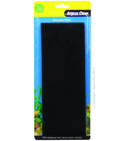 Aqua One Black Sponge 2 Pack