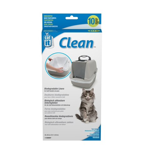 Catit Biodegradable Litter Box Liner Packet of 10