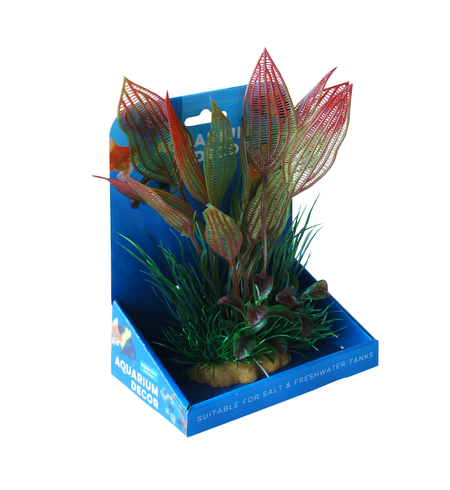 Aqua Care Artificial Plant with Resin Base 20cm No10