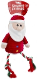 Snuggle Friends Christmas Santa with Rope Legs-dog-The Pet Centre