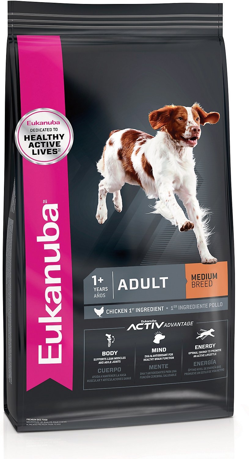 eukanuba dog food medium breed