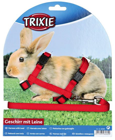 Trixie Adjustable Rabbit Harness with Lead Trixie Harness Small Pet The Pet Centre