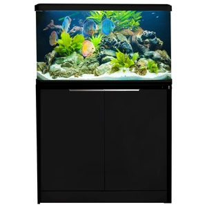 Aqua one fish hot sale tank and cabinet