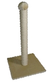 Tigga Cat Scratch Pole 74cm Cream-cat-The Pet Centre