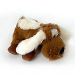 Snuggle Friends Dog Brown 17cm-dog-The Pet Centre